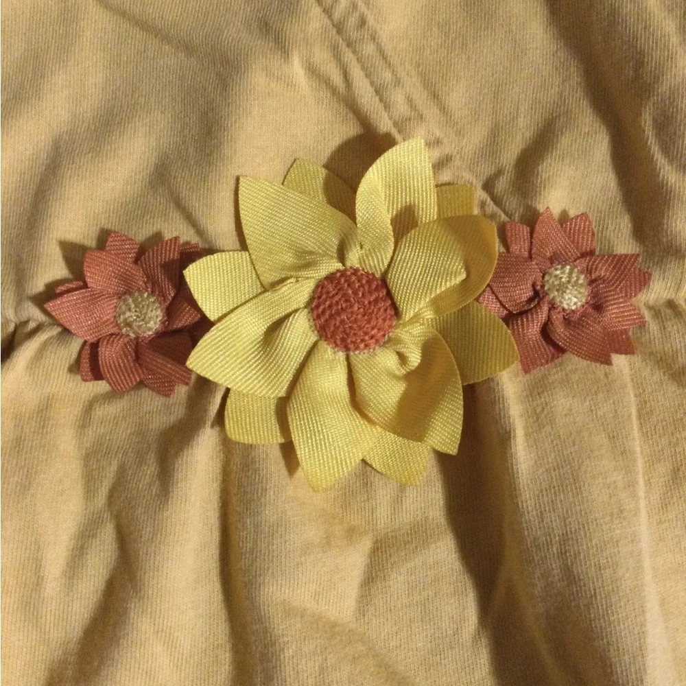 Gymboree Yellow Dress with Floral Detail
